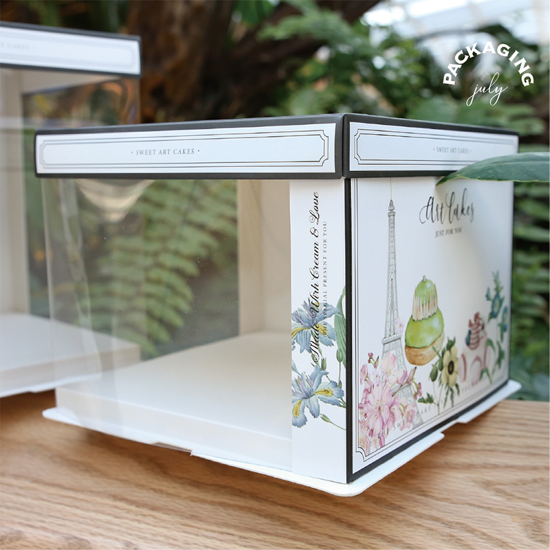 cat bakery semi transparent cake box for cute pet theme dessert packaging (复制) cat bakery semi transparent cake box for cute pet theme dessert packaging (复制)
