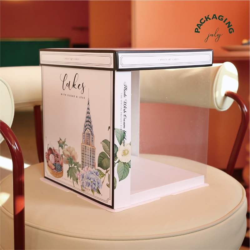 cat bakery semi transparent cake box for cute pet theme dessert packaging (复制) cat bakery semi transparent cake box for cute pet theme dessert packaging (复制)