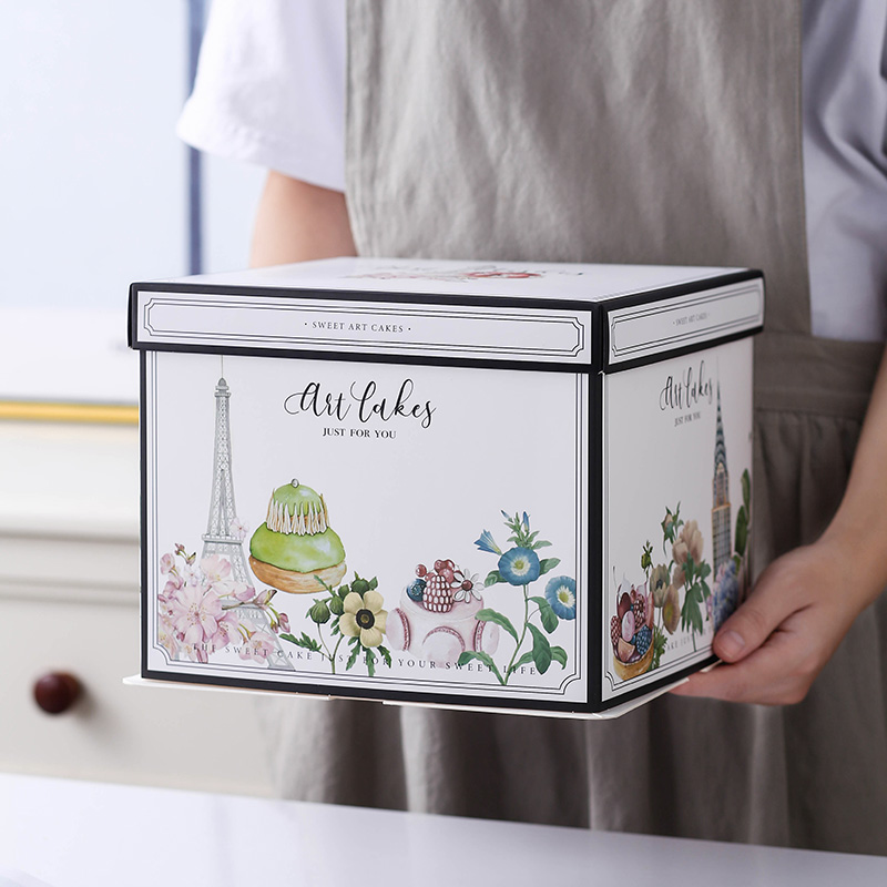 bakery mart window cake box for professional bakery dessert packaging (复制) bakery mart window cake box for professional bakery dessert packaging (复制)