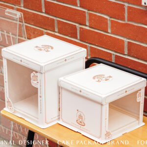 little fox prince semi transparent cake box for storybook dessert gifts