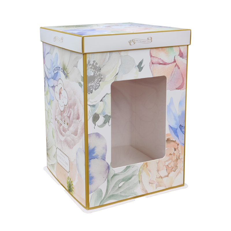 spring garden yellow window cake box for warm floral cake packaging (复制) spring garden yellow window cake box for warm floral cake packaging (复制)